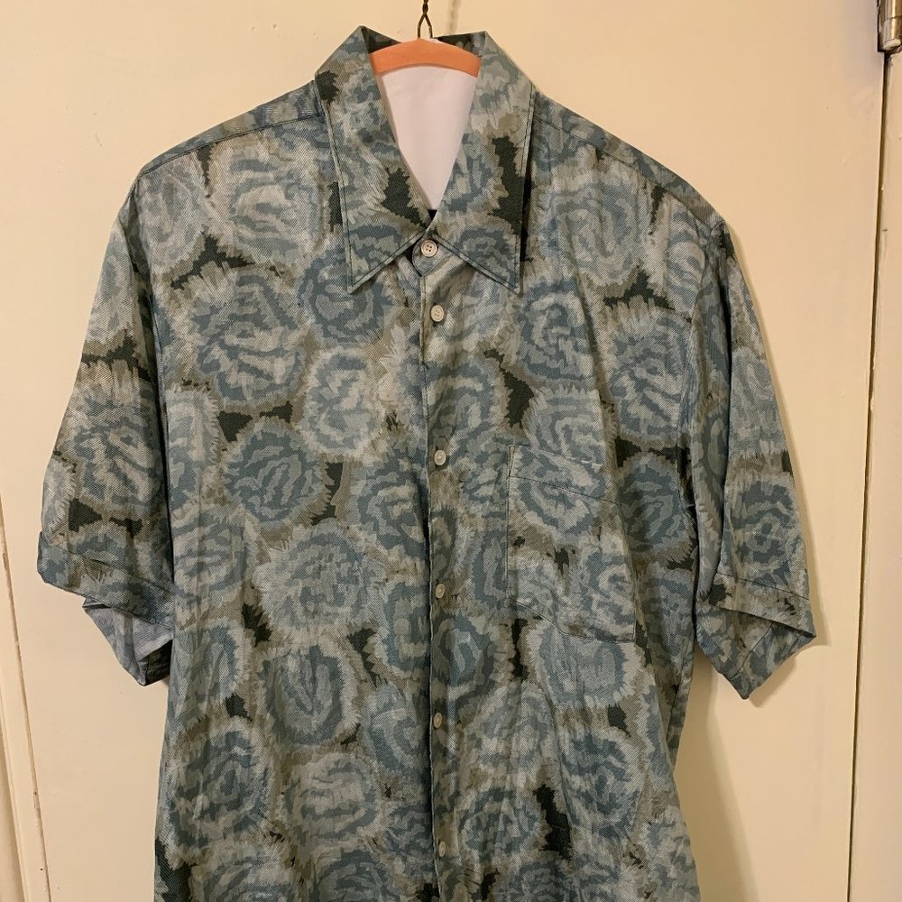Acne Studios Men's Moroccan Button Up Collared Shirt